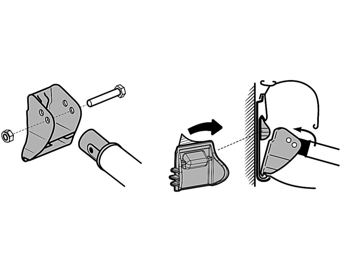 Thule Connection Pieces Tension Rafter 5003 1 Thule Connection Pieces Tension Rafter 5003