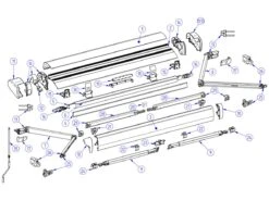 Thule Omnistor Eindstuk Knikarm 5200/6300