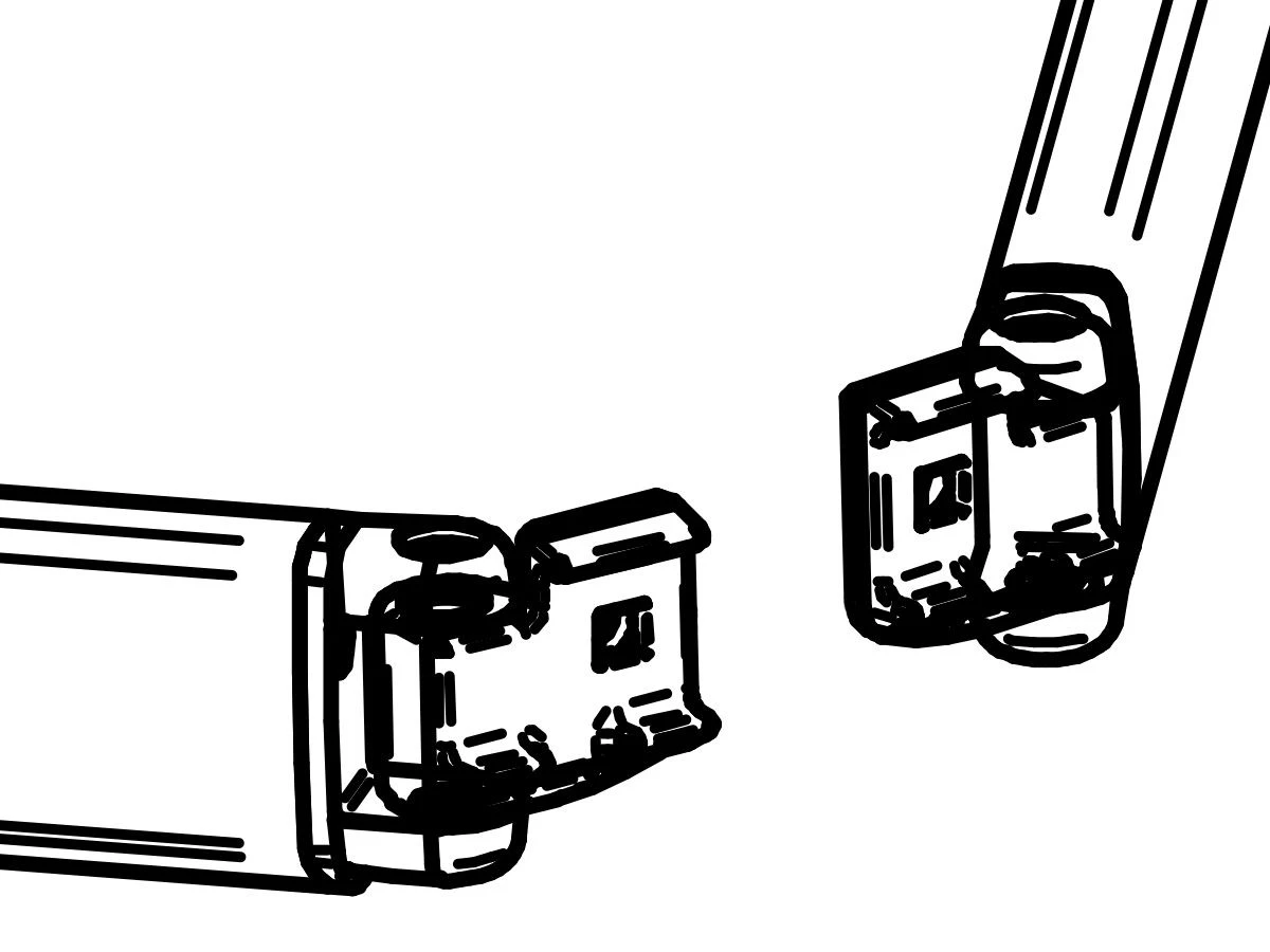 Thule Omnistor Knikarmbevestiging Voorlijst 5003 2 Thule Omnistor Knikarmbevestiging Voorlijst 5003 - Afbeelding 2