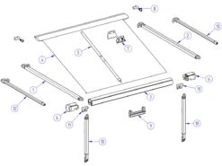 Thule Omnistor 1200 Ligger Links 350-550