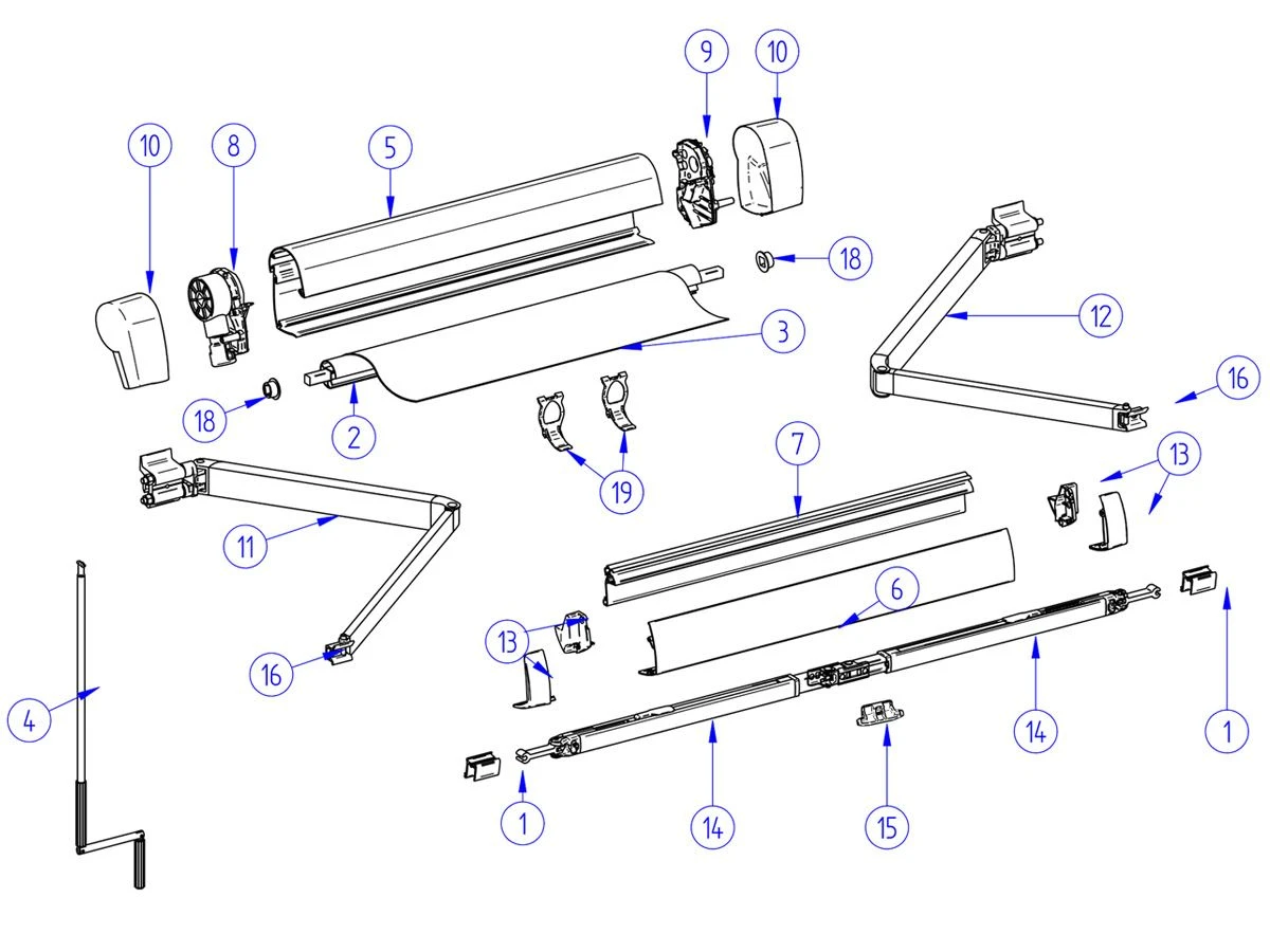 Thule Omnistor Binnenkap Rechts 5102 1 Thule Omnistor Binnenkap Rechts 5102