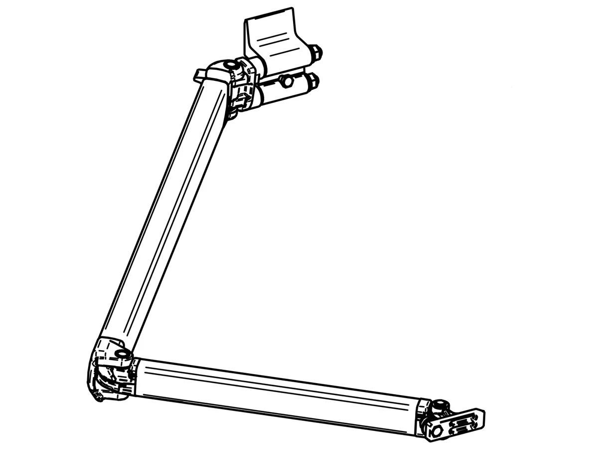 Thule Omnistor Knikarm Rechts 4900 300-350 2 Thule Omnistor Knikarm Rechts 4900 300-350 - Afbeelding 2