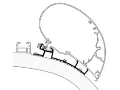 Thule Omnistor Adapter Carthago Chic Serie 6 4,50m