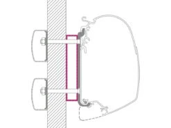 Thule Adapter Opvulstuk Dethleffs Globebus 8000
