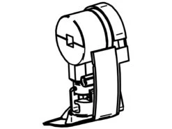 Thule Omnistor Binnenkap & Opdraaimechanisme Links 5200 Antraciet