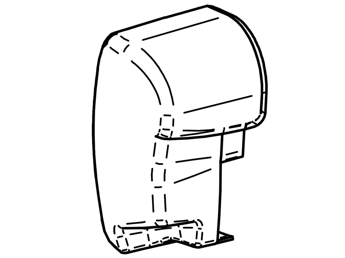 Thule Omnistor Eindkap Cassette Links 8000 - Black 1 Thule Omnistor Eindkap Cassette Links 8000 - Black