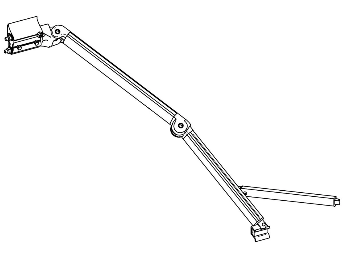 Tweedekans Thule Omnistor Knikarm Links 8000 400-600 1 Tweedekans Thule Omnistor Knikarm Links 8000 400-600