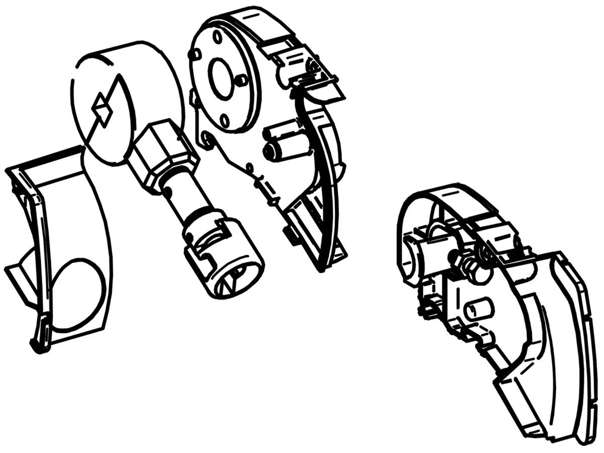Thule Omnistor Set Binnenkappen & Opdraaimechanisme 6300 Wit 1 Thule Omnistor Set Binnenkappen & Opdraaimechanisme 6300 Wit